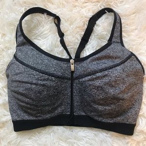 Grey heathered Victoria’s sports bra